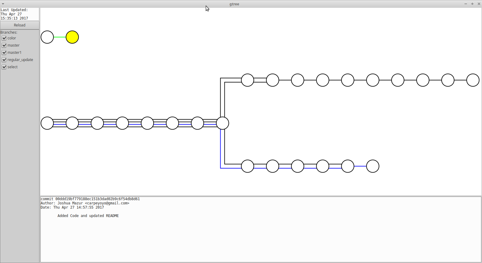 Program Control Menu Screenshot